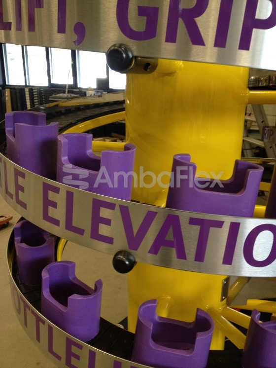 All-purpose spiral conveyor for medium to large products